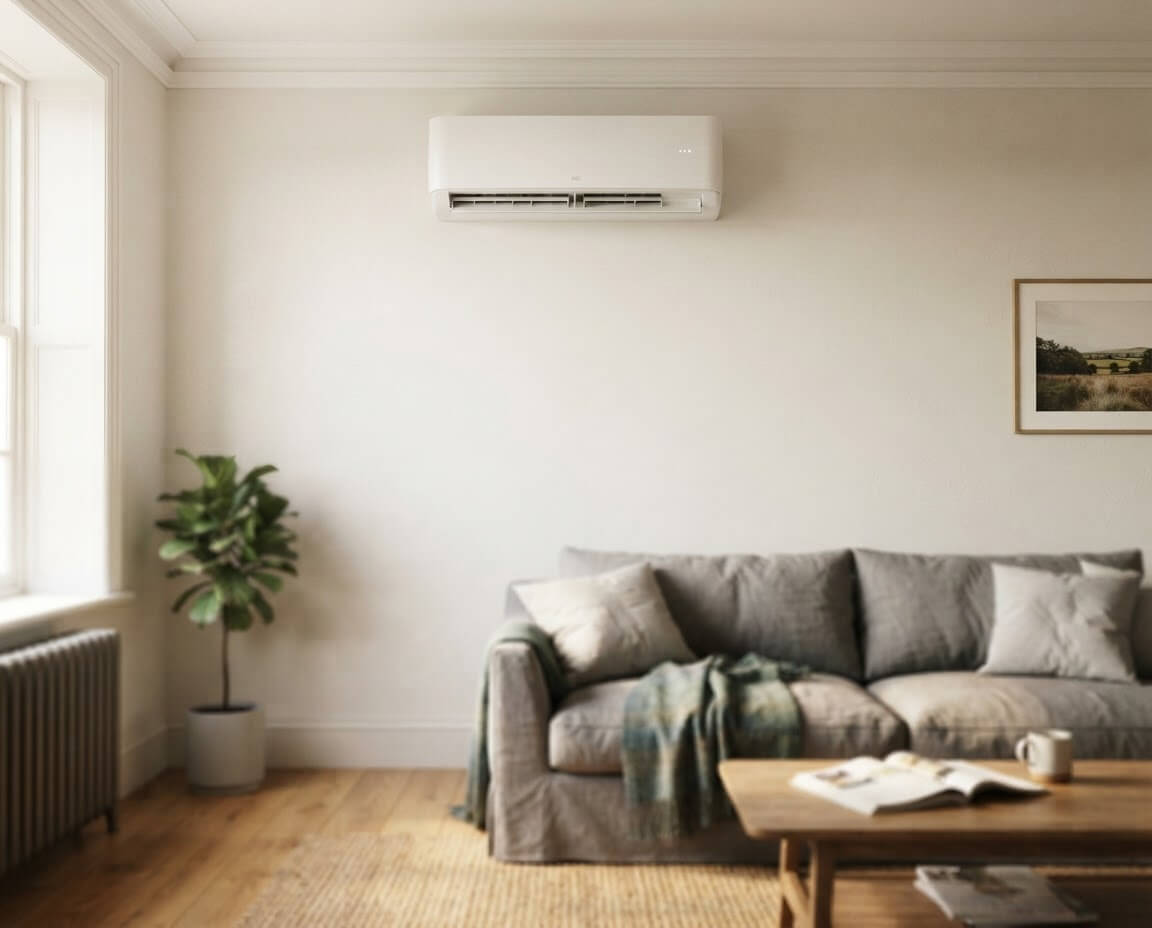Air-to-air heat pump indoor wall unit