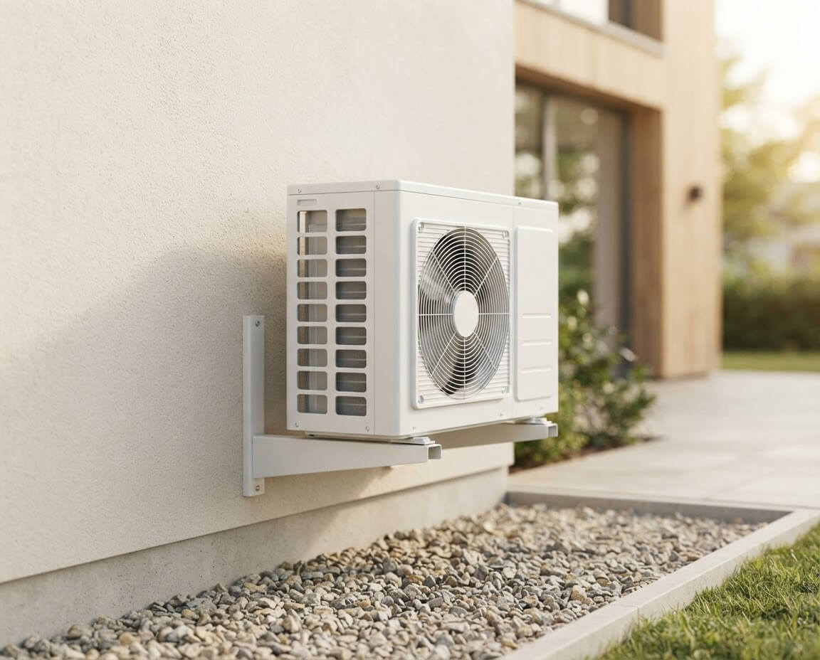 Air-to-water heat pump outdoor unit